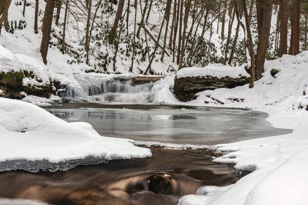 Icy Wykoff Falls