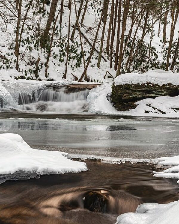 Icy Wykoff Falls