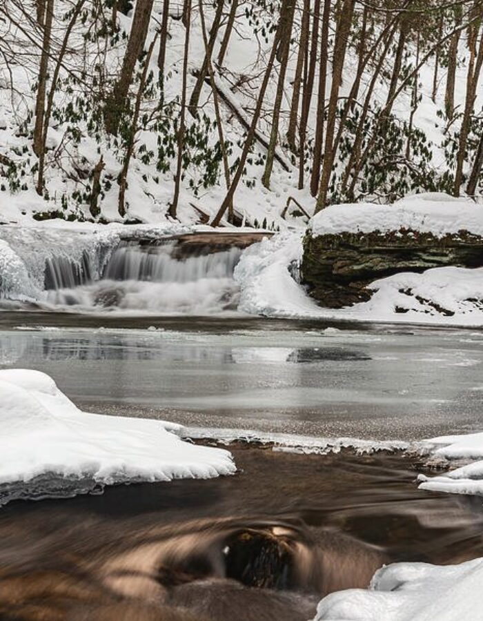 Icy Wykoff Falls